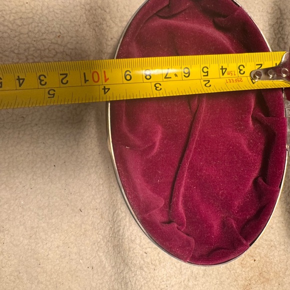 Antique 1900s elaborate Danish Denmark silver plated trinket jewelry box. - Picture 10 of 11